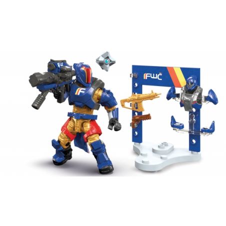 MEGA BLOKS FFB52 non  CHIẾN TRANH TƯƠNG LAI BỘ GIÁP TITAN ĐIÊN bộ đồ chơi xếp lắp ráp ghép mô hình The  Ninjago Movie FUTURE WAR CULT TITAN ARMORY Ninja Lốc Xoáy 40 khối