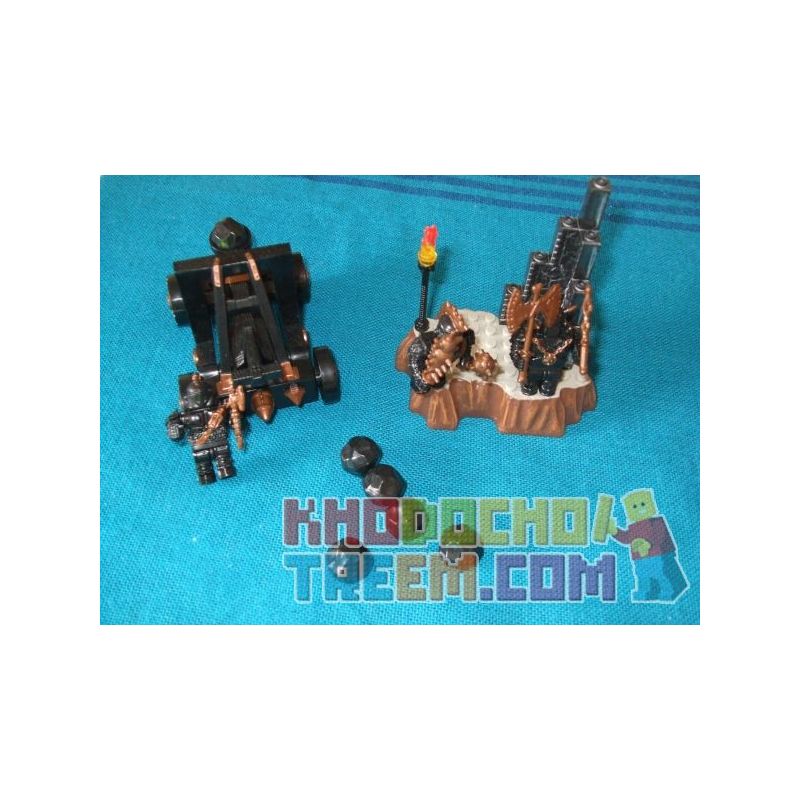 MEGA BLOKS 9655 non  MÁY BẮN ĐÁ bộ đồ chơi xếp lắp ráp ghép mô hình CATAPULT
