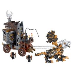 MEGA BLOKS 9806 non  WIZARD AN TOÀN bộ đồ chơi xếp lắp ráp ghép mô hình WIZARD'S STRONG BOX 80 khối