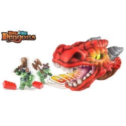 MEGA BLOKS 9853 non  RỒNG LỬA bộ đồ chơi xếp lắp ráp ghép mô hình FIREDRAKE 7 khối