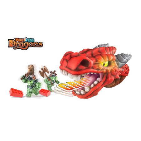 MEGA BLOKS 9853 non  RỒNG LỬA bộ đồ chơi xếp lắp ráp ghép mô hình FIREDRAKE 7 khối
