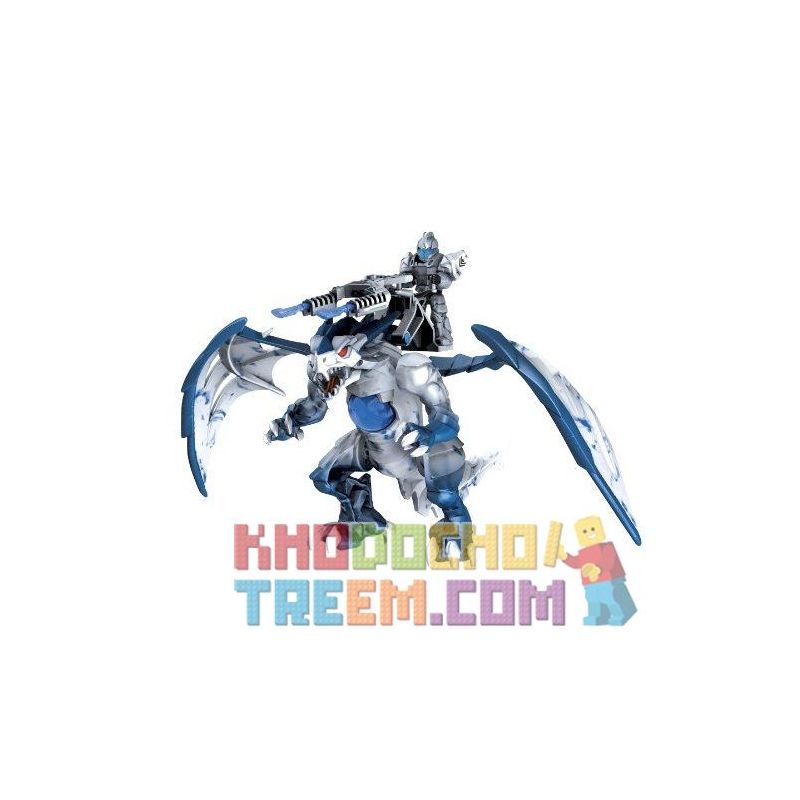 MEGA BLOKS 95234 non  BLIZZARD GLABAGON. bộ đồ chơi xếp lắp ráp ghép mô hình BLIZZARD GLARAGON 23 khối