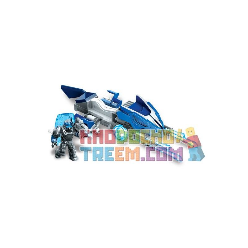 MEGA BLOKS 95257 non  TIỀN ĐẠO AZURE bộ đồ chơi xếp lắp ráp ghép mô hình AZURE STRIKER 42 khối