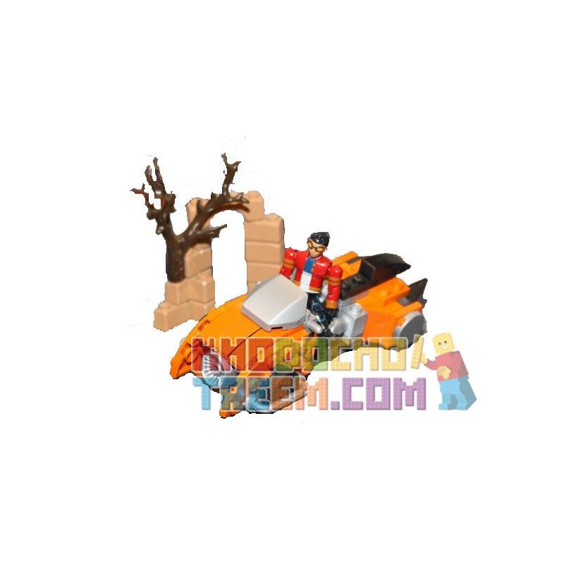 MEGA BLOKS 95906 non  XE CỦA REX bộ đồ chơi xếp lắp ráp ghép mô hình Movie & Game REX RIDE Phim Và Trò Chơi