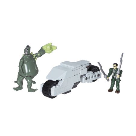 MEGA BLOKS 95907 non  ĐIỀU TRA VÀO NGÀY 6 bộ đồ chơi xếp lắp ráp ghép mô hình Movie & Game SIX SCOUTING Phim Và Trò Chơi