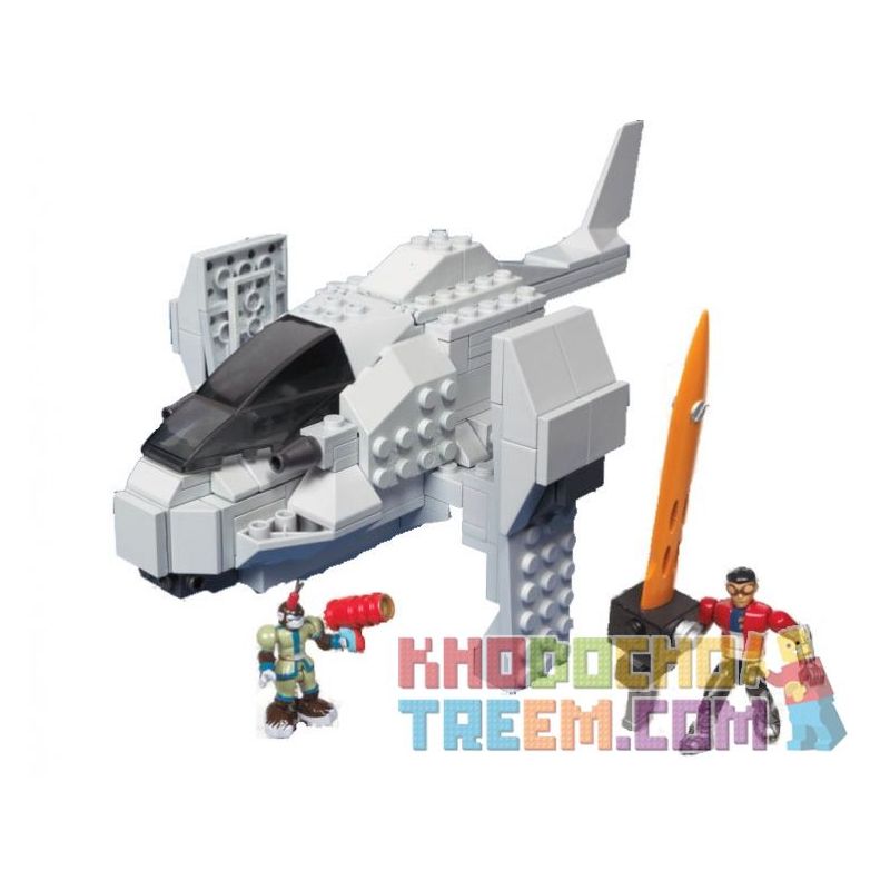 MEGA BLOKS 95912 non  TẤN CÔNG MÁY BAY TỔ CHỨC ĐIỀU TRỊ bộ đồ chơi xếp lắp ráp ghép mô hình Movie & Game PROVIDENCE JET ATTACK Phim Và Trò Chơi