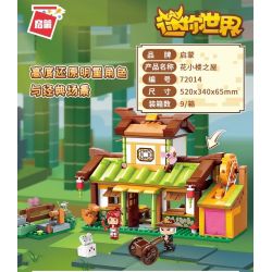 Enlighten 72014 Qman 72014 non  NGÔI SAO XÂY DỰNG HOA. bộ đồ chơi xếp lắp ráp ghép mô hình Minecraft Game Xây Dựng 545 khối