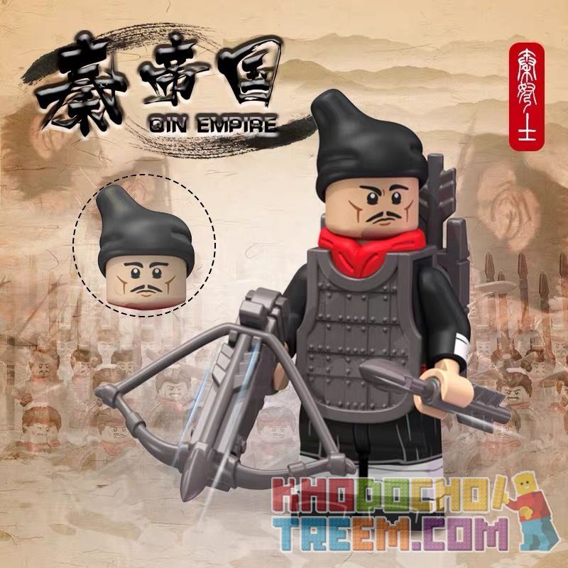 KORUIT KT1088 1088 XP non  ĐẾ CHẾ TẦN bộ đồ chơi xếp lắp ráp ghép mô hình Collectable Minifigures QIN EMPIRE Búp Bê Sưu Tầm