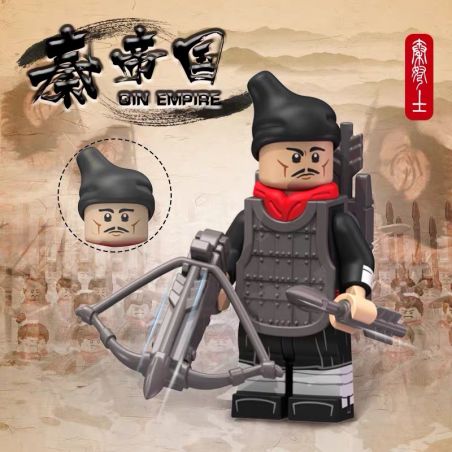 KORUIT KT1088 1088 XP non  ĐẾ CHẾ TẦN bộ đồ chơi xếp lắp ráp ghép mô hình Collectable Minifigures QIN EMPIRE Búp Bê Sưu Tầm