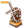 JAKI JK1203 1203 non  CỐI XAY GIÓ CHÂU Ở AMSTERDAM HÀ LAN bộ đồ chơi xếp lắp ráp ghép mô hình Creator DIY MUSIC BOX AM STERDAM Sáng Tạo 425 khối