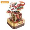 JAKI JK1301 1301 non  ĐÁ PHẠT bộ đồ chơi xếp lắp ráp ghép mô hình Creator DIY MUSIC BOX Sáng Tạo 480 khối
