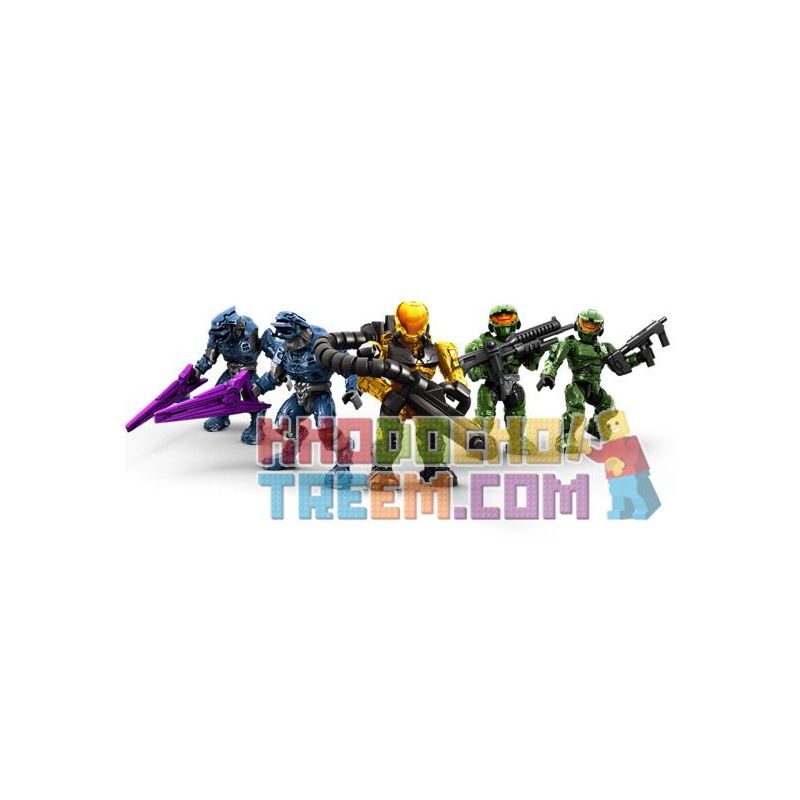 MEGA BLOKS 96822 non  ĐƠN VỊ CHIẾN ĐẤU 3 bộ đồ chơi xếp lắp ráp ghép mô hình Movie & Game COMBAT UNIT 3 Phim Và Trò Chơi 13 khối