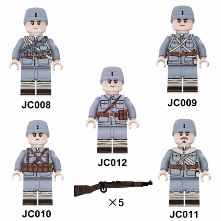 GUANGDONG RUIZHIDA JC009 JC010 JC011 JC008 JC012 non  ĐẠO QUÂN SỐ TÁM bộ đồ chơi xếp lắp ráp ghép mô hình Collectable Minifigures Búp Bê Sưu Tầm