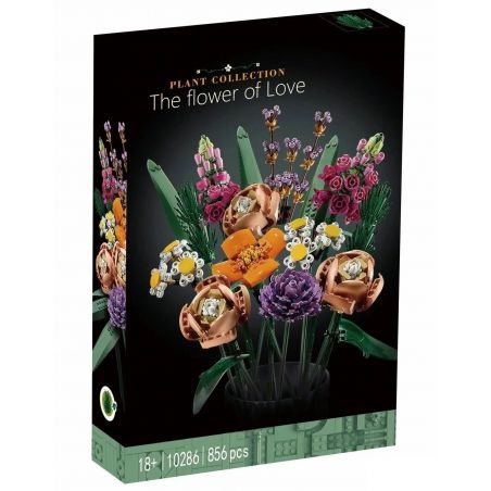 NOT  FLOWER BOUQUET 10280 LARI 11650 SX 6039 xếp lắp ráp ghép mô hình BÓ HOA Icons 756 khối