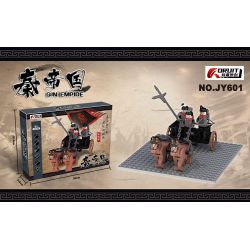 KORUIT JY601 JY602 non  QIN CHARIOT. bộ đồ chơi xếp lắp ráp ghép mô hình Medieval Castle QIN EMPIRE Chiến Tranh Trung Cổ