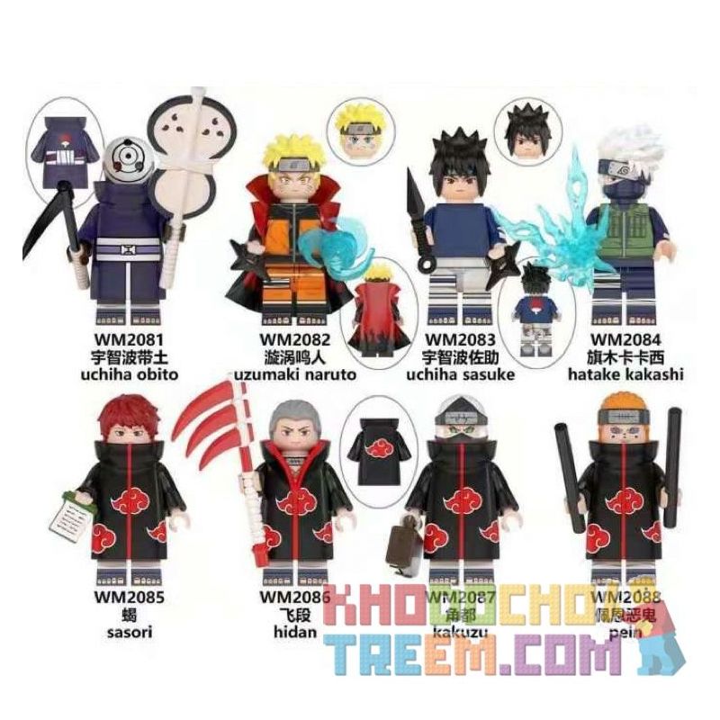CHENGYI CY029 CY030 CY031 CY1004 1004 CY024 CY025 CY026 CY027 CY028 WM 2081 2082 2083 2084 2085 2086 2087 2088 6105 non  NARUTO. bộ đồ chơi xếp lắp ráp ghép mô hình Movie & Game Phim Và Trò Chơi