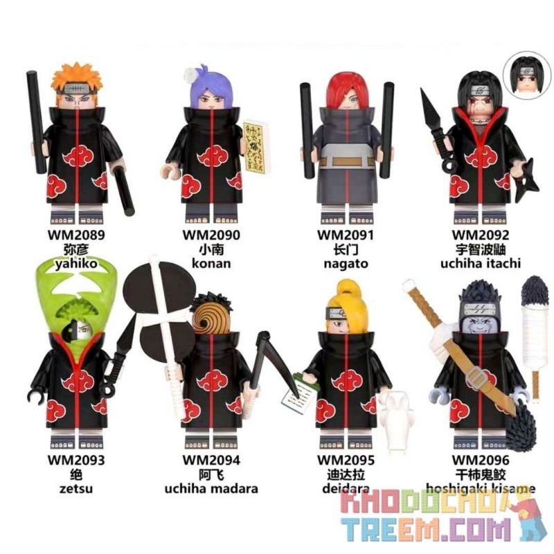 CHENGYI CY1005 1005 CY032 CY033 CY034 CY035 CY036 CY037 CY038 CY039 WM 2089 2090 2091 2092 2093 2094 2095 2096 6106 non  NARUTO. bộ đồ chơi xếp lắp ráp ghép mô hình Movie & Game Phim Và Trò Chơi