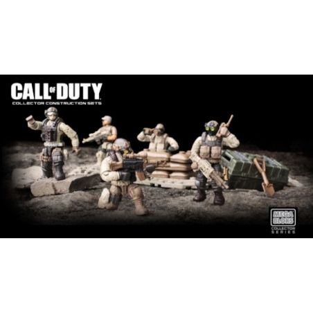 MEGA BLOKS 6825 non  LỰC LƯỢNG SA MẠC bộ đồ chơi xếp lắp ráp ghép mô hình Call Of Duty DESERT TROOPERS 46 khối
