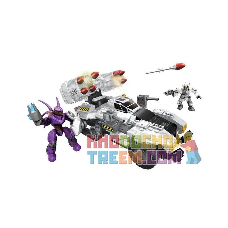 MEGA BLOKS 96852 non  UNSC POLAR WOLF. bộ đồ chơi xếp lắp ráp ghép mô hình Computer Games UNSC ARCTIC WOLVERINE Trò Chơi 298 khối