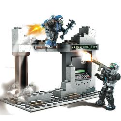 MEGA BLOKS 96931 non  PHỤC KÍCH ODST bộ đồ chơi xếp lắp ráp ghép mô hình Computer Games ODST AMBUSH Trò Chơi 69 khối