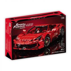 K BOX 10304 non  FERRARI 458 1: 8 tỷ lệ 1:8 bộ đồ chơi xếp lắp ráp ghép mô hình  Kỹ Thuật Công Nghệ Cao Mô Hình Phương Tiện 3380 khối
