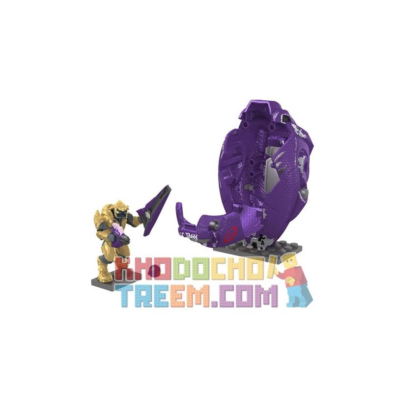 MEGA BLOKS 96933 non  FAN HÂM MỘ RỖNG CỦA STAR LEAGUE bộ đồ chơi xếp lắp ráp ghép mô hình Computer Games COVENANT DROP POD (ZEALOT) Trò Chơi 23 khối