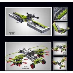 MouldKing 17019 17020 Mould King 17019 17020 REBRICKABLE MOC non  MÁY KÉO TỐC ĐỘ CAO JCB FASTRAC 4000 SERIES bộ đồ chơi xếp lắp ráp ghép mô hình  TRACTOR FASTRAC 4000ER SERIES WITH RC Kỹ Thuật Công Nghệ Cao Mô Hình Phương Tiện 1339 khối
