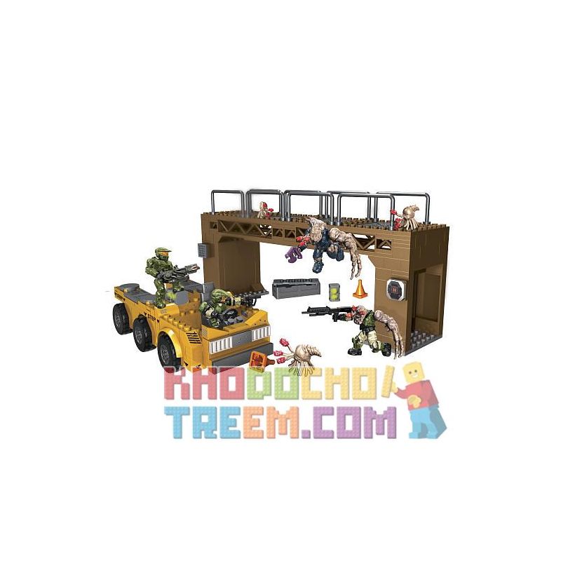 MEGA BLOKS 96971 non  CỔNG ZERG bộ đồ chơi xếp lắp ráp ghép mô hình Computer Games ANNIVERSARY EDITION FLOODGATE Trò Chơi 273 khối