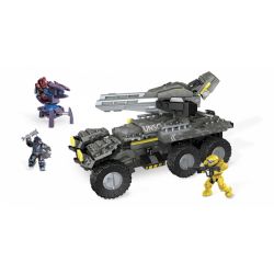 MEGA BLOKS 97139 non  RẮN HỔ MANG CHỐNG GIÁP UNSC bộ đồ chơi xếp lắp ráp ghép mô hình Computer Games UNSC ANTI-ARMOR COBRA Trò Chơi 460 khối