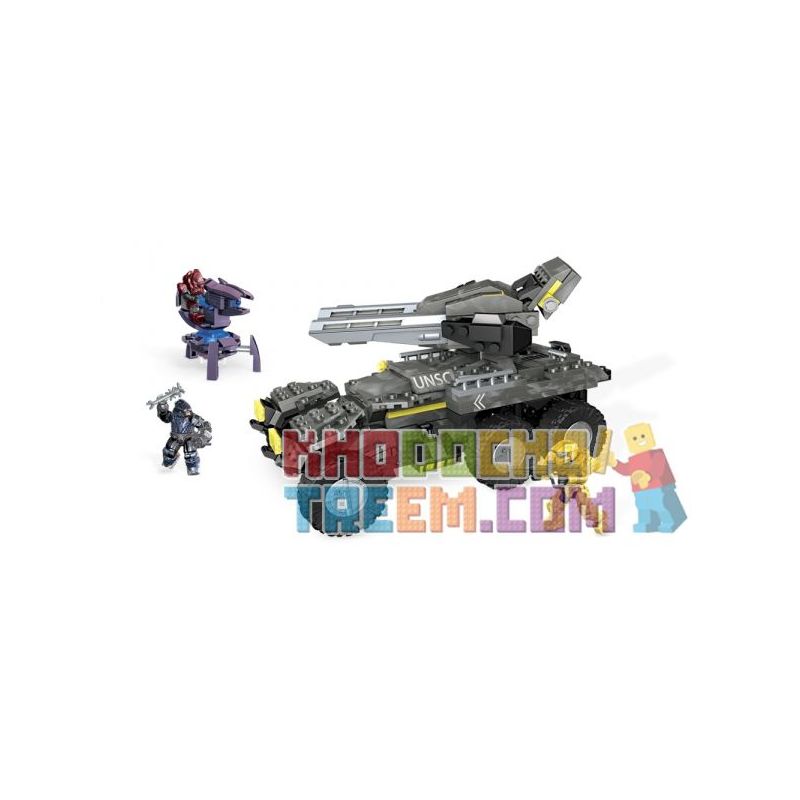 MEGA BLOKS 97139 non  RẮN HỔ MANG CHỐNG GIÁP UNSC bộ đồ chơi xếp lắp ráp ghép mô hình Computer Games UNSC ANTI-ARMOR COBRA Trò Chơi 460 khối