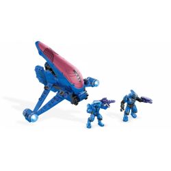 MEGA BLOKS 97202 non  BLUE SERIES BANSHEE. bộ đồ chơi xếp lắp ráp ghép mô hình Computer Games Trò Chơi 109 khối