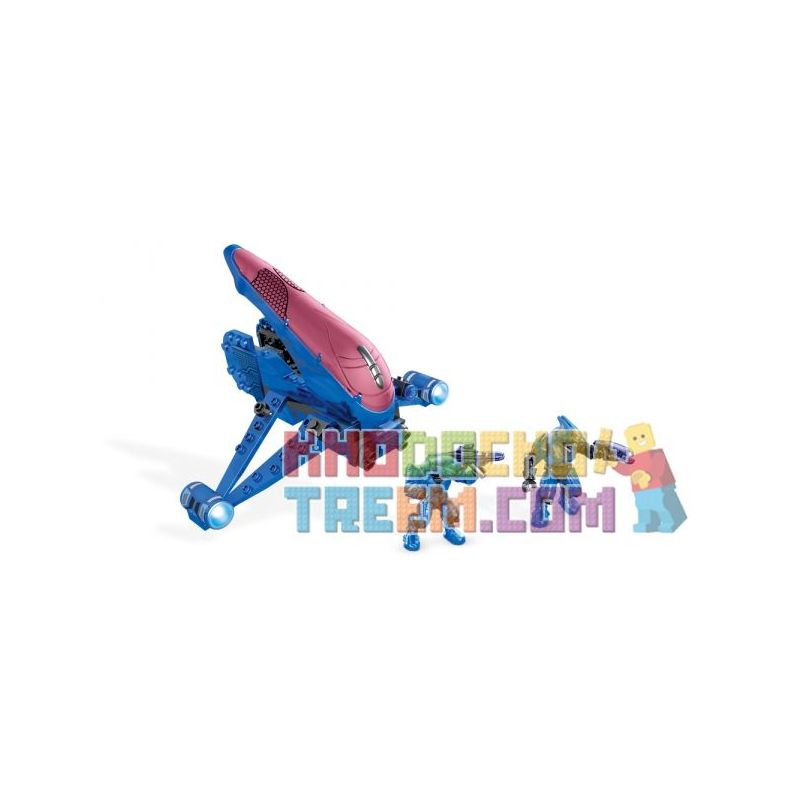 MEGA BLOKS 97202 non  BLUE SERIES BANSHEE. bộ đồ chơi xếp lắp ráp ghép mô hình Computer Games Trò Chơi 109 khối