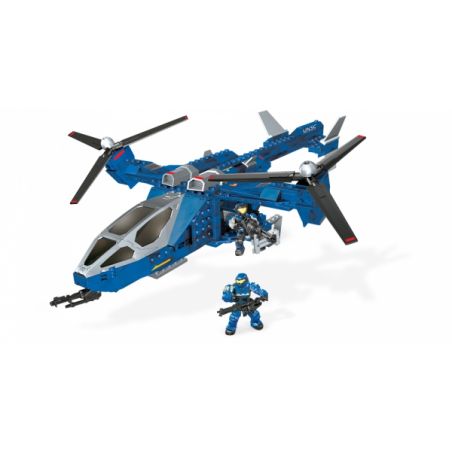 MEGA BLOKS 97204 non  BLUE SERIES FALCON. bộ đồ chơi xếp lắp ráp ghép mô hình Computer Games Trò Chơi 450 khối