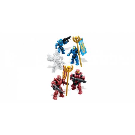 MEGA BLOKS CNH04 non  TÚI LÍNH ĐỐI ĐẦU bộ đồ chơi xếp lắp ráp ghép mô hình Computer Games VERSUS TROOP PACK Trò Chơi 115 khối