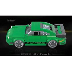 QuanGuan 100151 Quan Guan 100151 non  PORSCHE 911. bộ đồ chơi xếp lắp ráp ghép mô hình Racers RACING Đua Tốc Độ