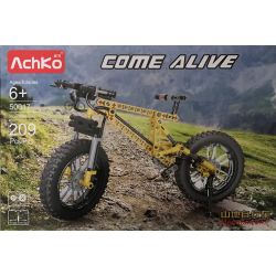 ACHKO 50017 non  XE ĐẠP LEO NÚI bộ đồ chơi xếp lắp ráp ghép mô hình  MOUNTAIN BIKE Kỹ Thuật Công Nghệ Cao Mô Hình Phương Tiện 209 khối