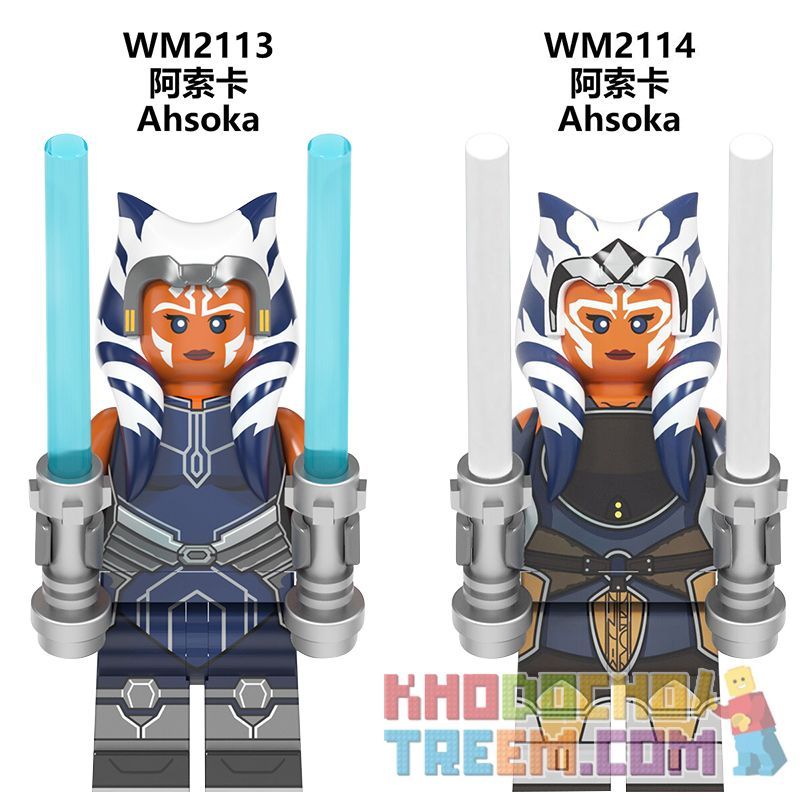 WM 2113 C71012 71012 2114 non  ASOKA. bộ đồ chơi xếp lắp ráp ghép mô hình AHSOKA