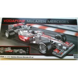 MEGA BLOKS 6702 non  XE VODAFONE MCLAREN MERCEDES GP bộ đồ chơi xếp lắp ráp ghép mô hình Speed Champions Racing Cars VODAFONE MCLAREN MERCEDES GP CAR Đua Xe Công Thức 514 khối