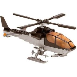 MEGA BLOKS 3275 non  TRỰC THĂNG TẤN CÔNG bộ đồ chơi xếp lắp ráp ghép mô hình Military Army ATTACK COPTER Quân Sự Bộ Đội 110 khối