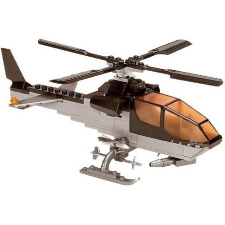 MEGA BLOKS 3275 non  TRỰC THĂNG TẤN CÔNG bộ đồ chơi xếp lắp ráp ghép mô hình Military Army ATTACK COPTER Quân Sự Bộ Đội 110 khối