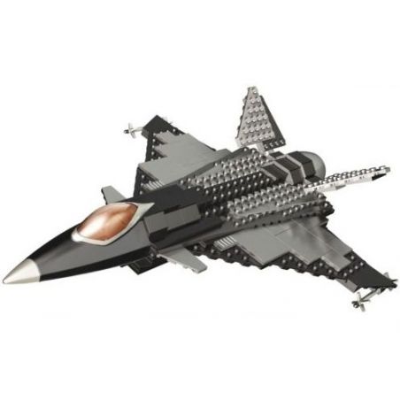 MEGA BLOKS 3269 non  MÁY BAY CHIẾN ĐẤU PHẢN LỰC bộ đồ chơi xếp lắp ráp ghép mô hình Military Army FIGHTER JET Quân Sự Bộ Đội 223 khối