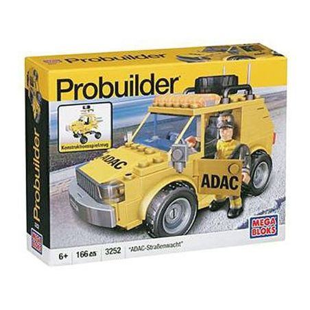 MEGA BLOKS 3252 non  TUẦN TRA ĐƯỜNG CAO TỐC ADAC bộ đồ chơi xếp lắp ráp ghép mô hình ADAC ROAD PATROL 166 khối