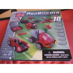 MEGA BLOKS 3710 non  MÃ ĐỎ bộ đồ chơi xếp lắp ráp ghép mô hình Speed Champions Racing Cars CODE RED Đua Xe Công Thức 385 khối