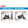 SEMBO 701136 non  NHÂN MÃ GUZ. bộ đồ chơi xếp lắp ráp ghép mô hình Motorcycle Motorbike MOTO GUZZI CENTAURO Xe Hai Bánh 205 khối
