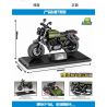 SEMBO 701136 non  NHÂN MÃ GUZ. bộ đồ chơi xếp lắp ráp ghép mô hình Motorcycle Motorbike MOTO GUZZI CENTAURO Xe Hai Bánh 205 khối