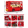 SHENG YUAN SY 8850 non  XE BUÝT LUÂN ĐÔN bộ đồ chơi xếp lắp ráp ghép mô hình  LONDON BUS Kỹ Thuật Công Nghệ Cao Mô Hình Phương Tiện 1663 khối