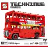 SHENG YUAN SY 8850 non  XE BUÝT LUÂN ĐÔN bộ đồ chơi xếp lắp ráp ghép mô hình  LONDON BUS Kỹ Thuật Công Nghệ Cao Mô Hình Phương Tiện 1663 khối