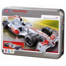 MEGA BLOKS 3236 non  XE MCLAREN F1 bộ đồ chơi xếp lắp ráp ghép mô hình Speed Champions Racing Cars MCLAREN F1 RACER Đua Xe Công Thức 455 khối