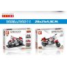 SEMBO 701135 non  GUZZI V10 CENTAURO GT bộ đồ chơi xếp lắp ráp ghép mô hình Motorcycle Motorbike MOTO GUZZI V10 CENTAURO GT Xe Hai Bánh 238 khối
