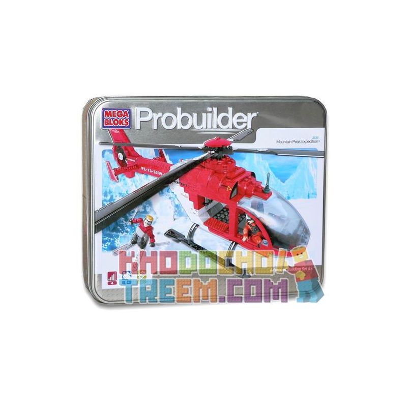 MEGA BLOKS 3230 non  CUỘC THÁM HIỂM THƯỢNG ĐỈNH bộ đồ chơi xếp lắp ráp ghép mô hình MOUNTAIN PEAK EXPEDITION 385 khối